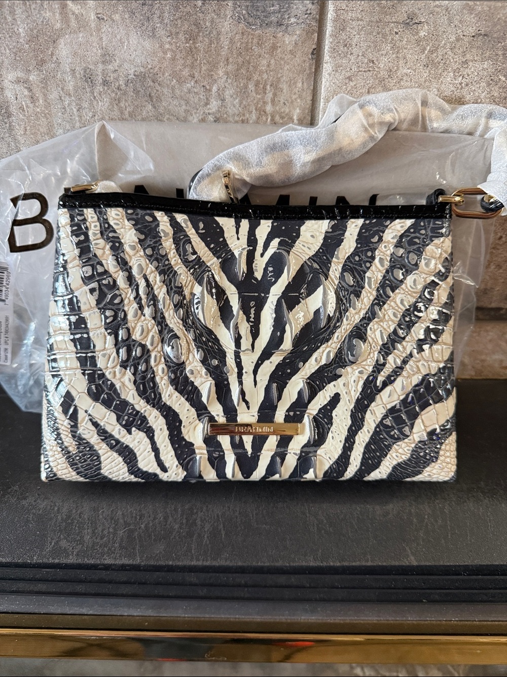 Brahmin Mid Lorelei  Perfect Eye Zebra-Print called Everlasting Encore